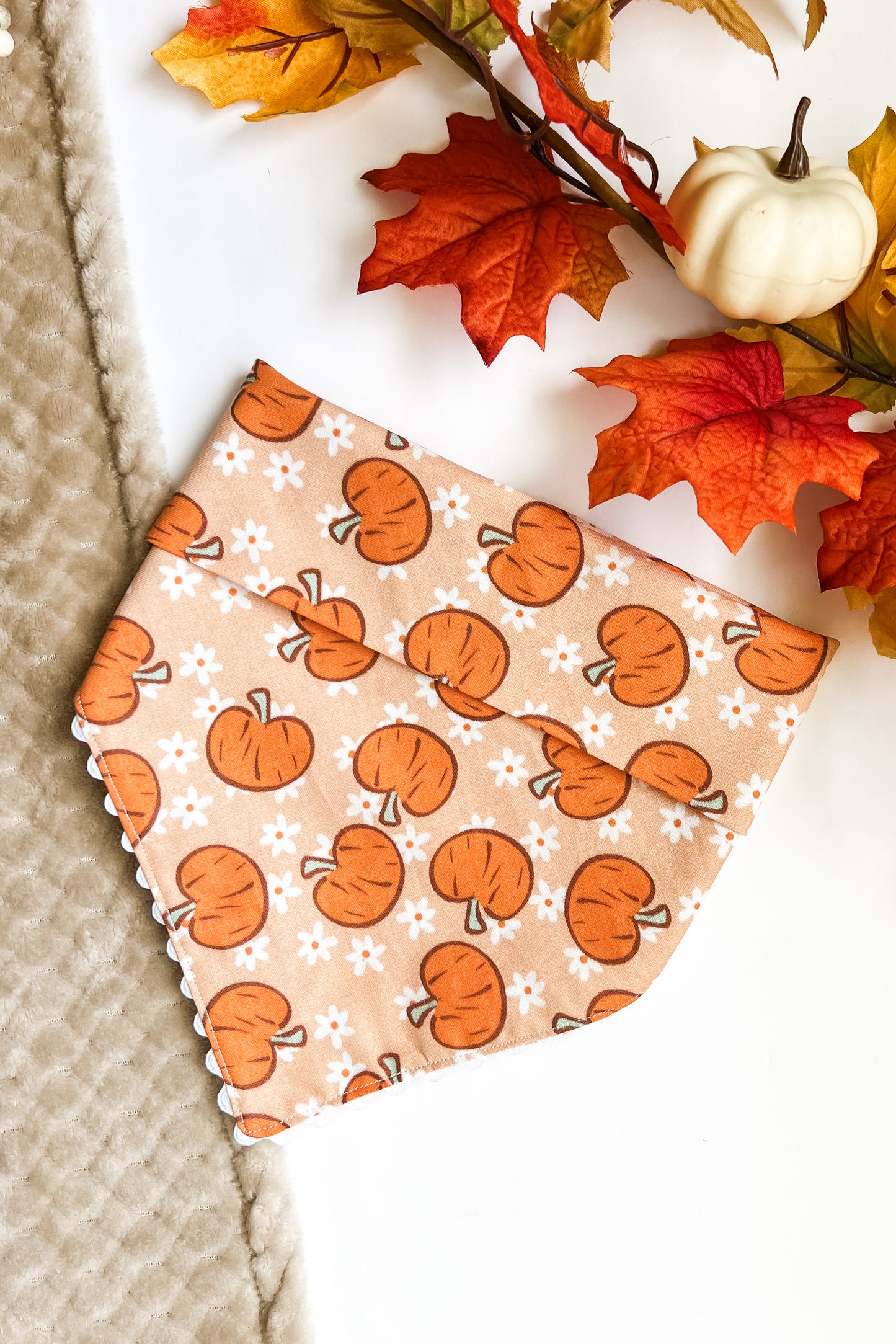 Pumpkins And Daisies Bandana