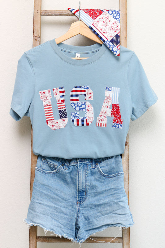 USA Stitched Graphic Tee