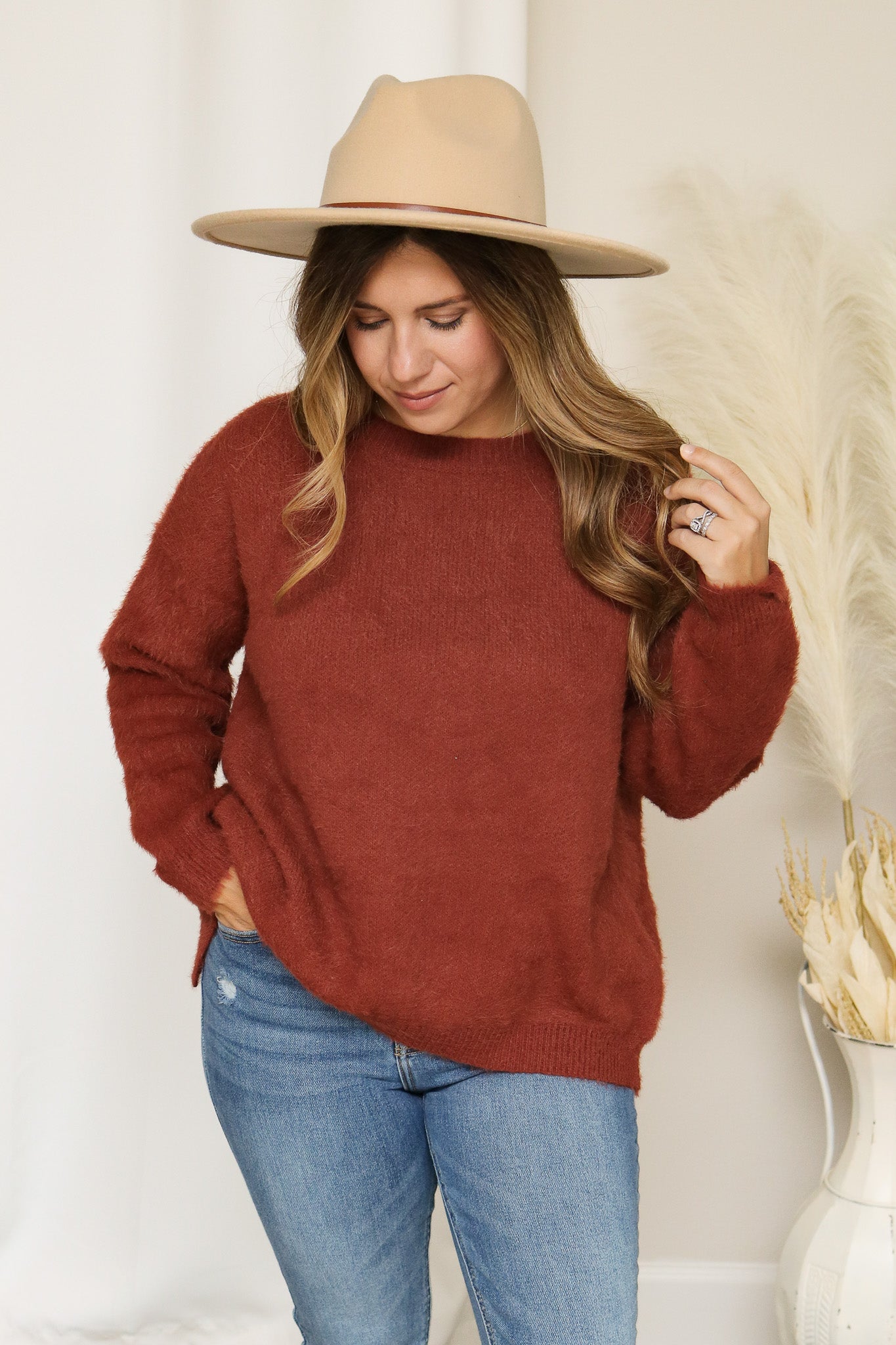 Cozy Autumn Tie Back Sweater