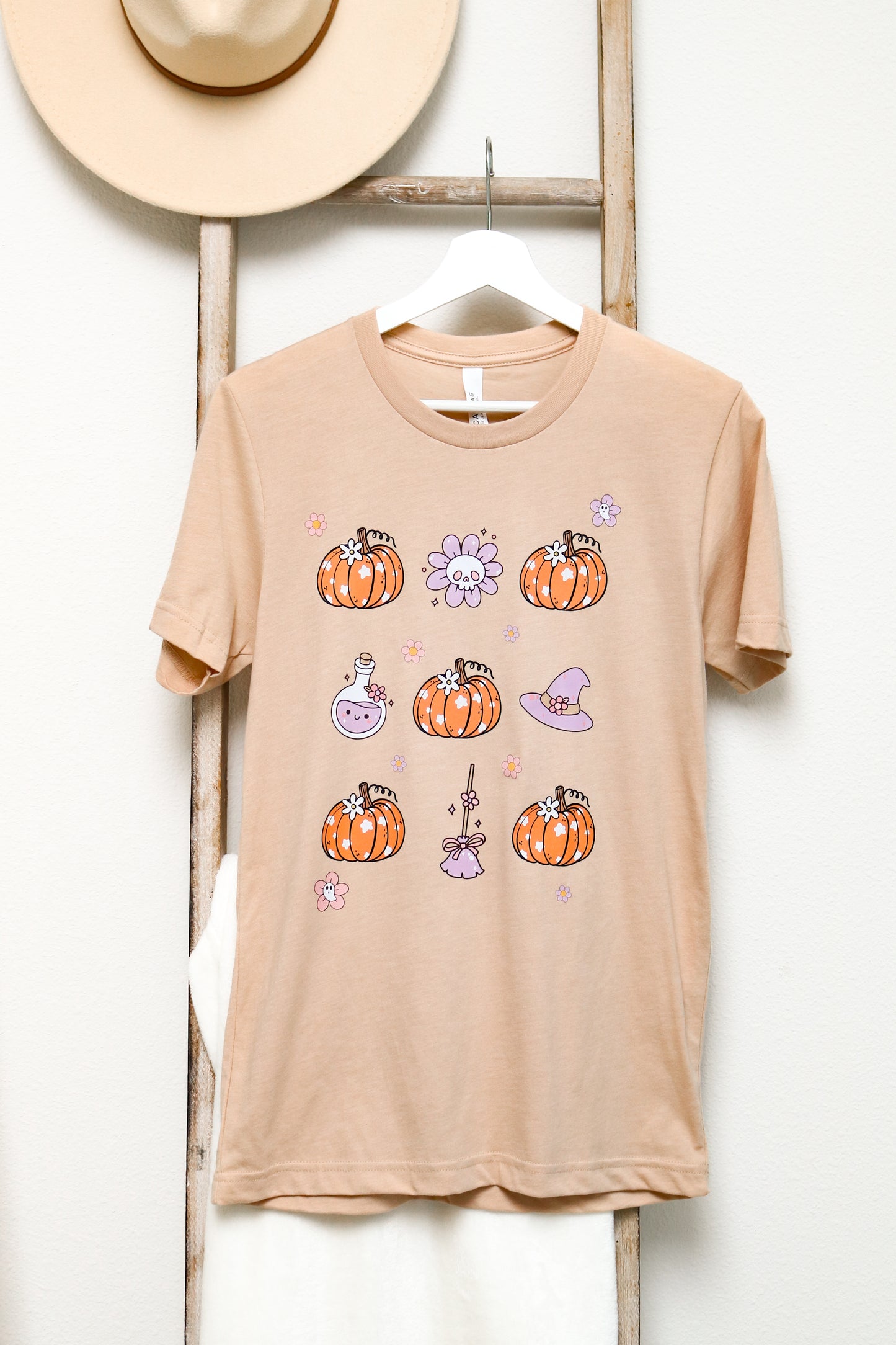 Floral Halloween Graphic Tee