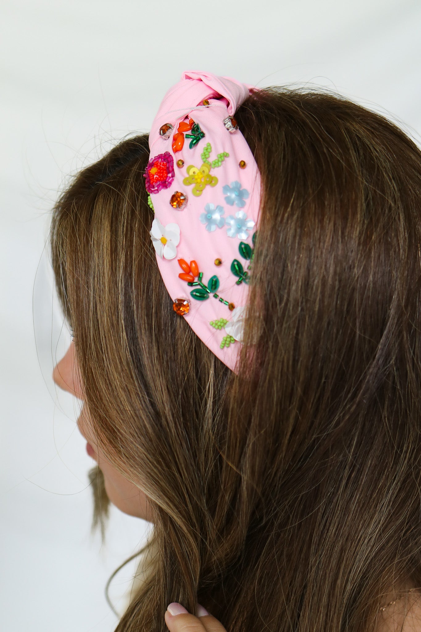 Flower Garden Knot Headband