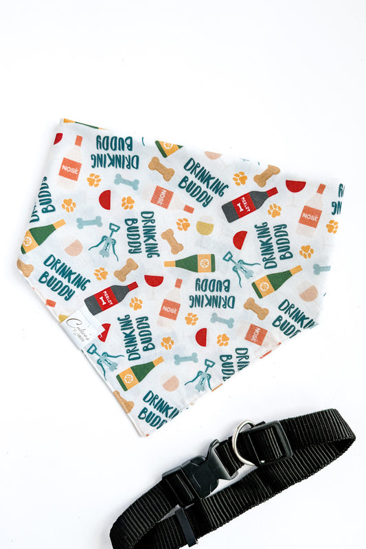 Wine Drinking Buddy Bandana
