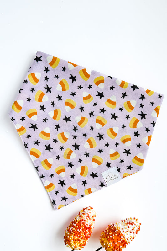 Candy Corn And Stars Bandana