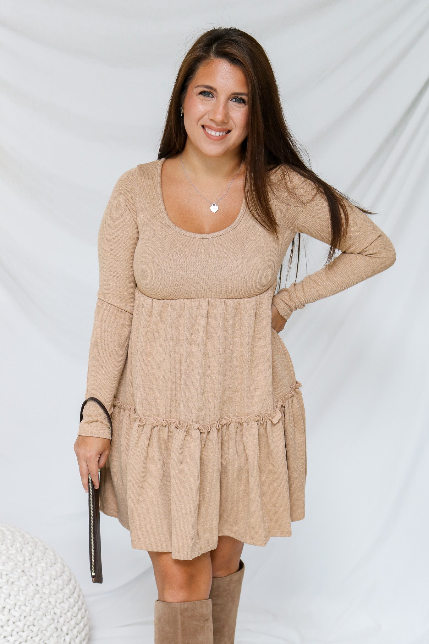 In The Moment Babydoll Dress