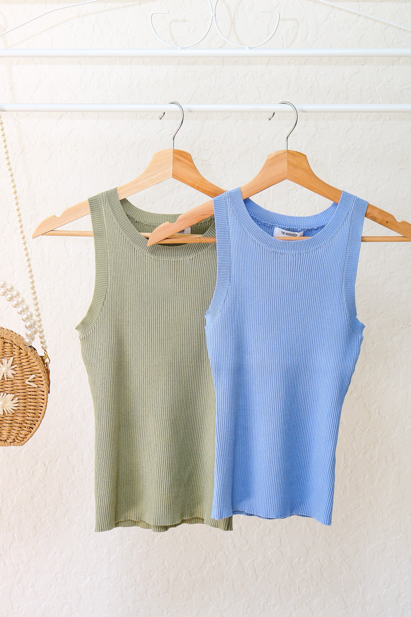 Simply Chic Sweater Tank Top (olive)