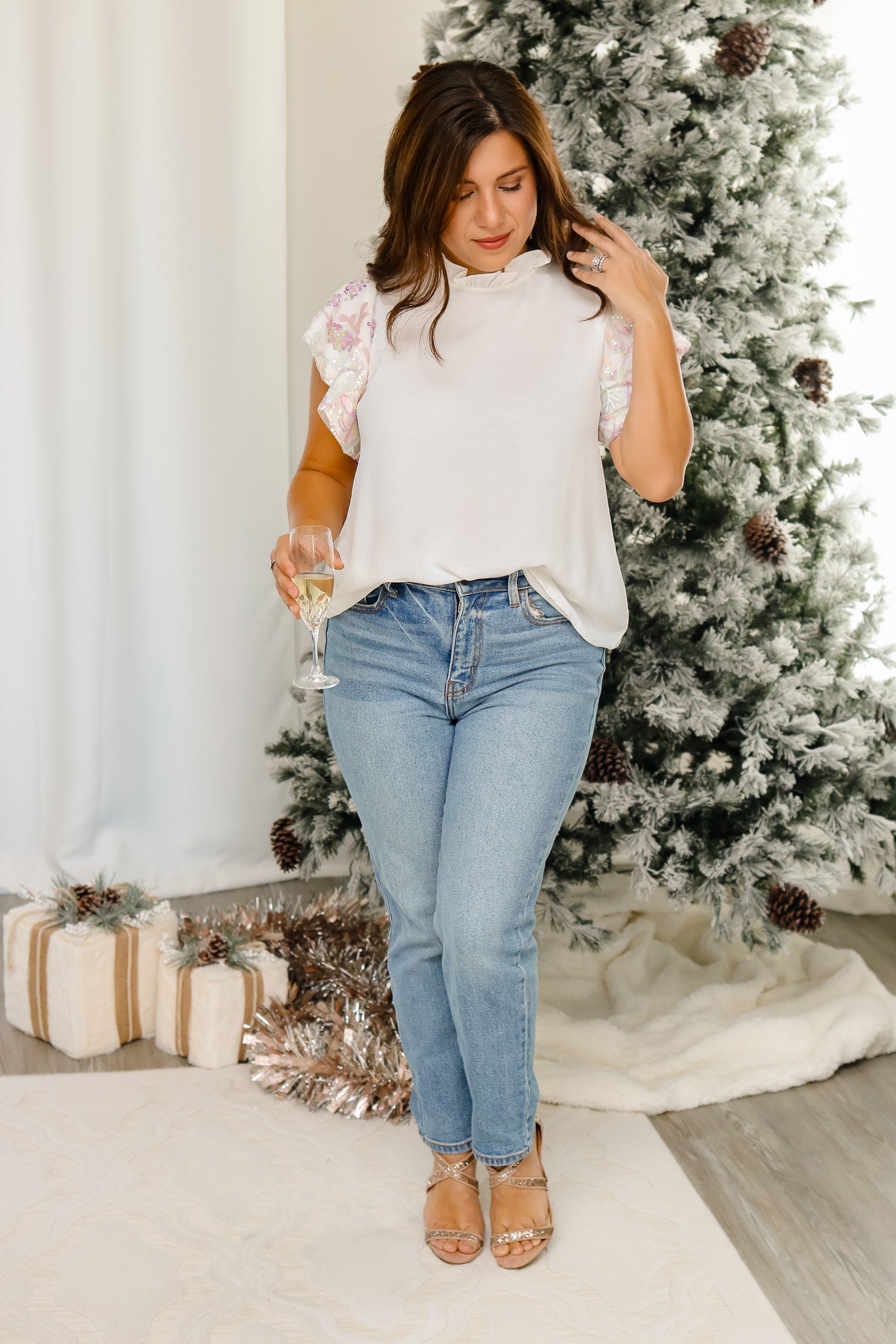 Enchanted Evenings Sequin Top