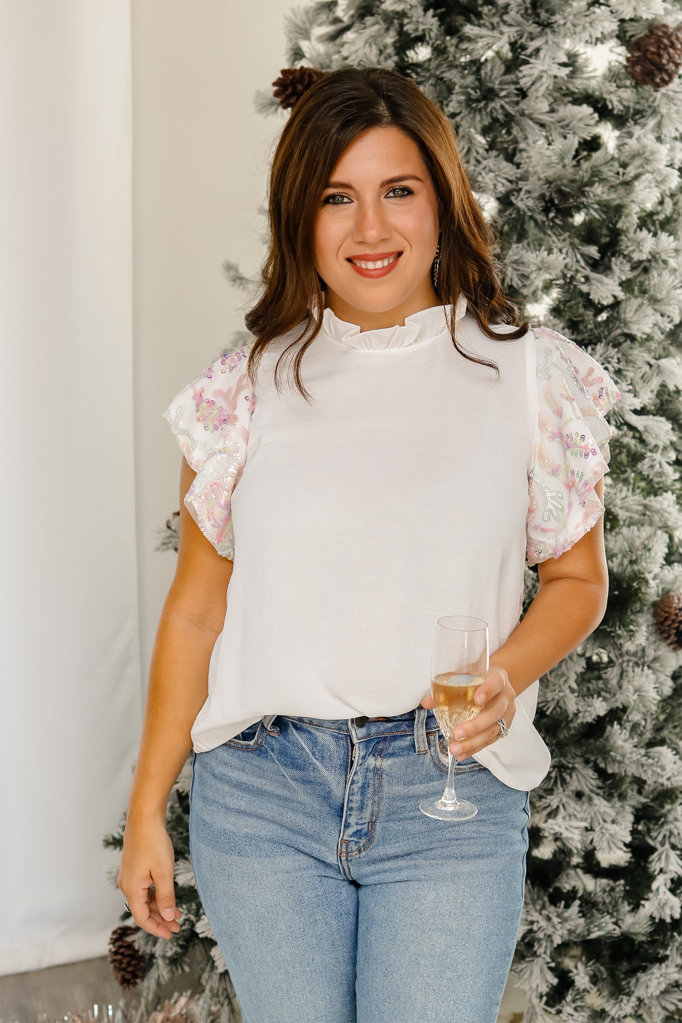 Enchanted Evenings Sequin Top
