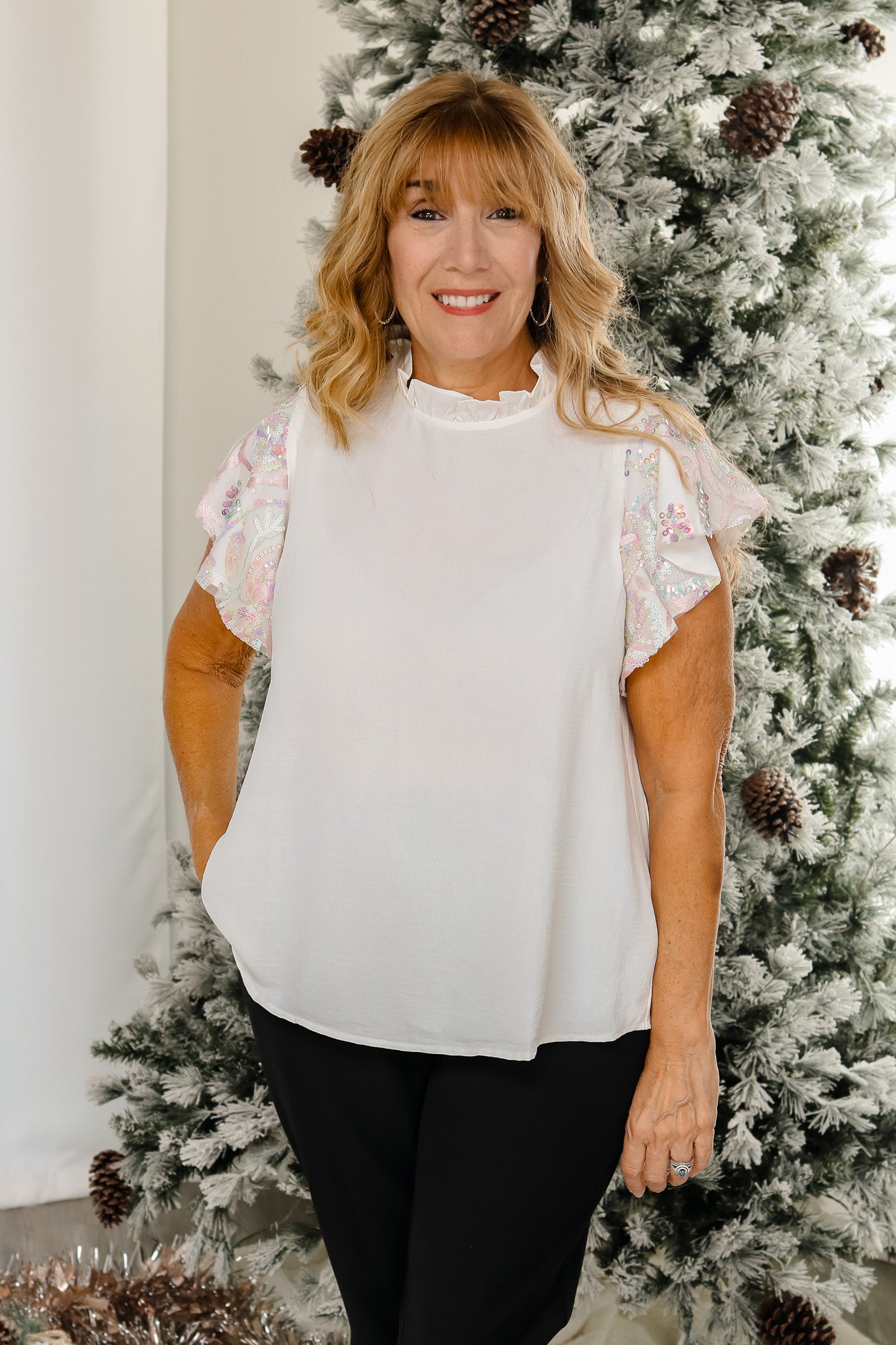 Enchanted Evenings Sequin Top