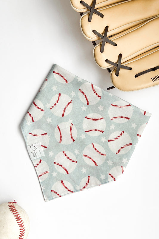 Baseballs In Blue Bandana