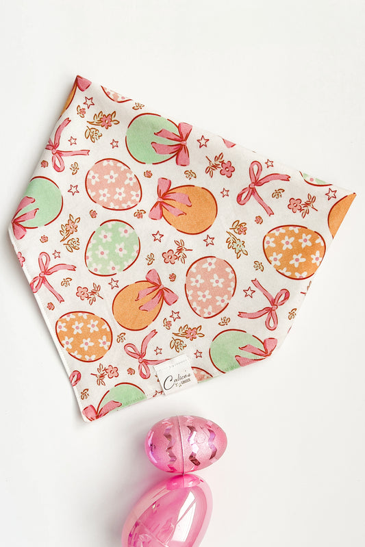 Bows And Flowers Easter Egg Bandana