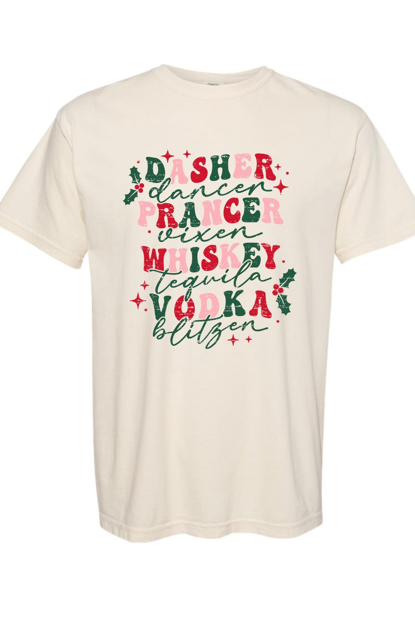 Dasher Dancer Short Sleeve Graphic Tee