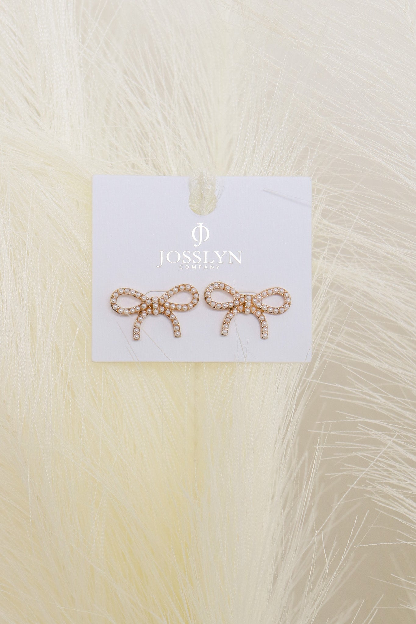Pearl Bow Earrings