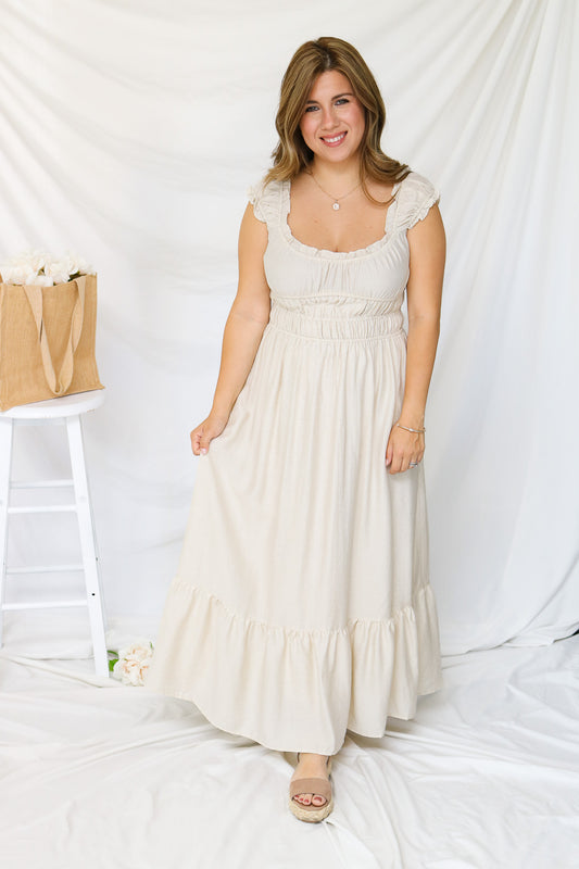 Simple Times Midi Dress (natural)