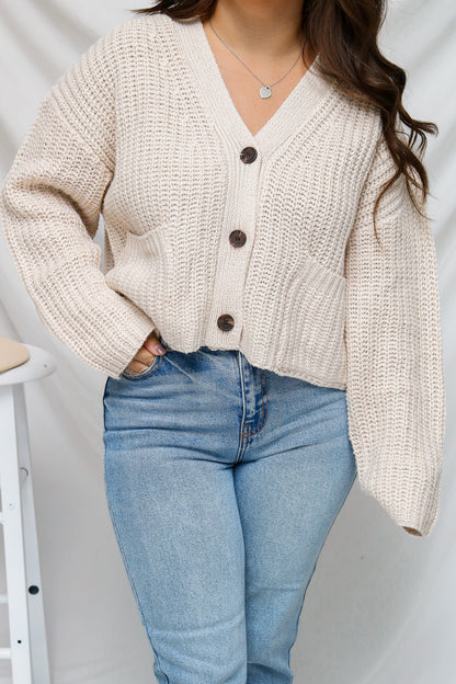 All The Warmth Button Sweater