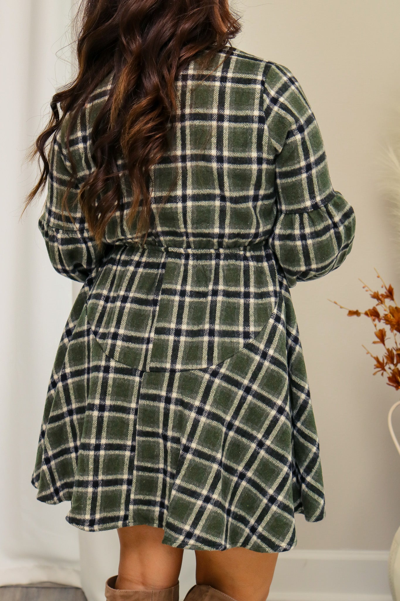 Harvesting Memories Plaid Dress