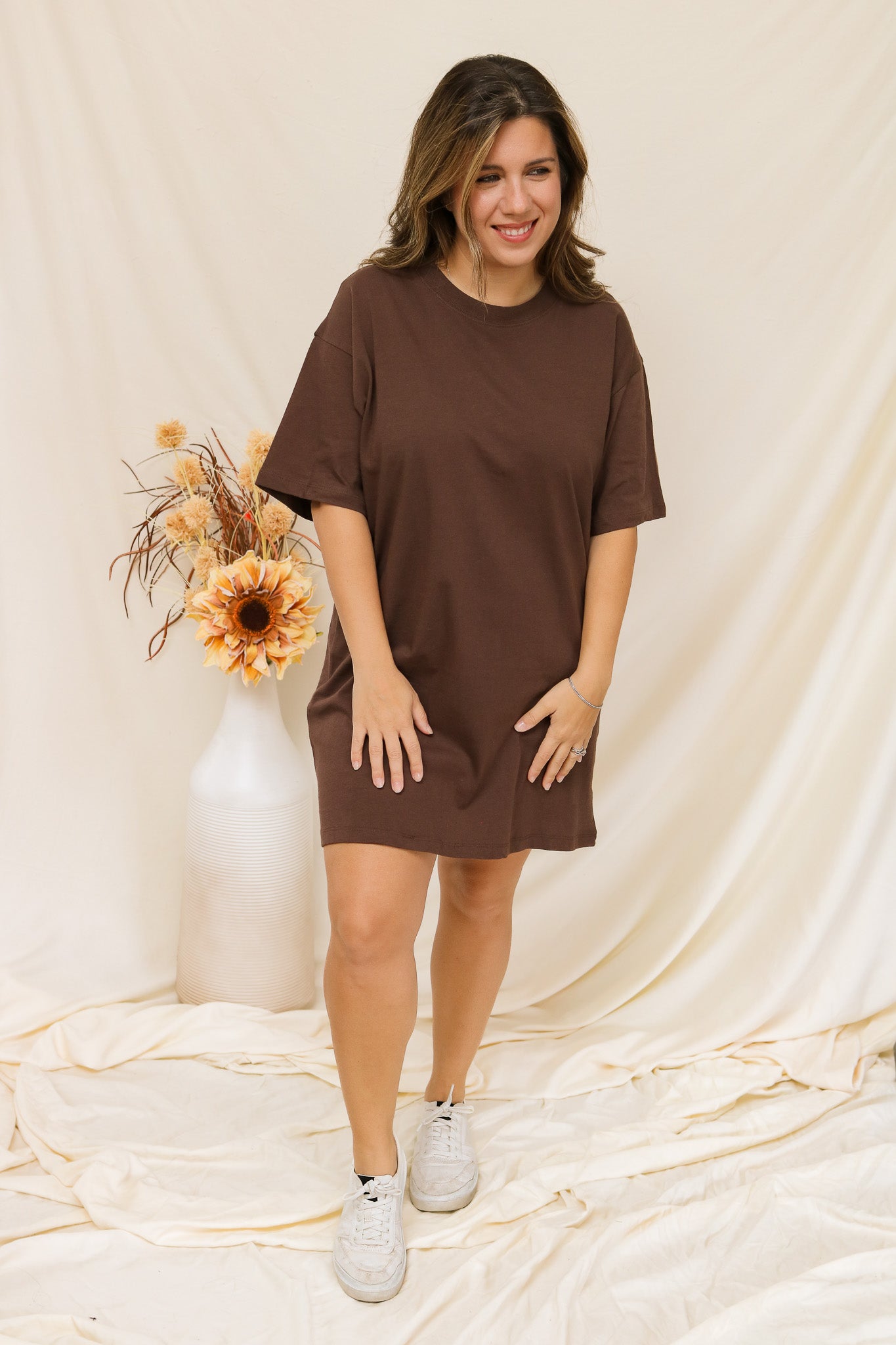 T-Shirt Dress (brown) T-Shirt Dress (brown)