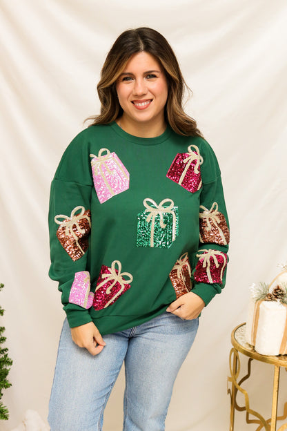 Sequin Presents Holiday Pullover