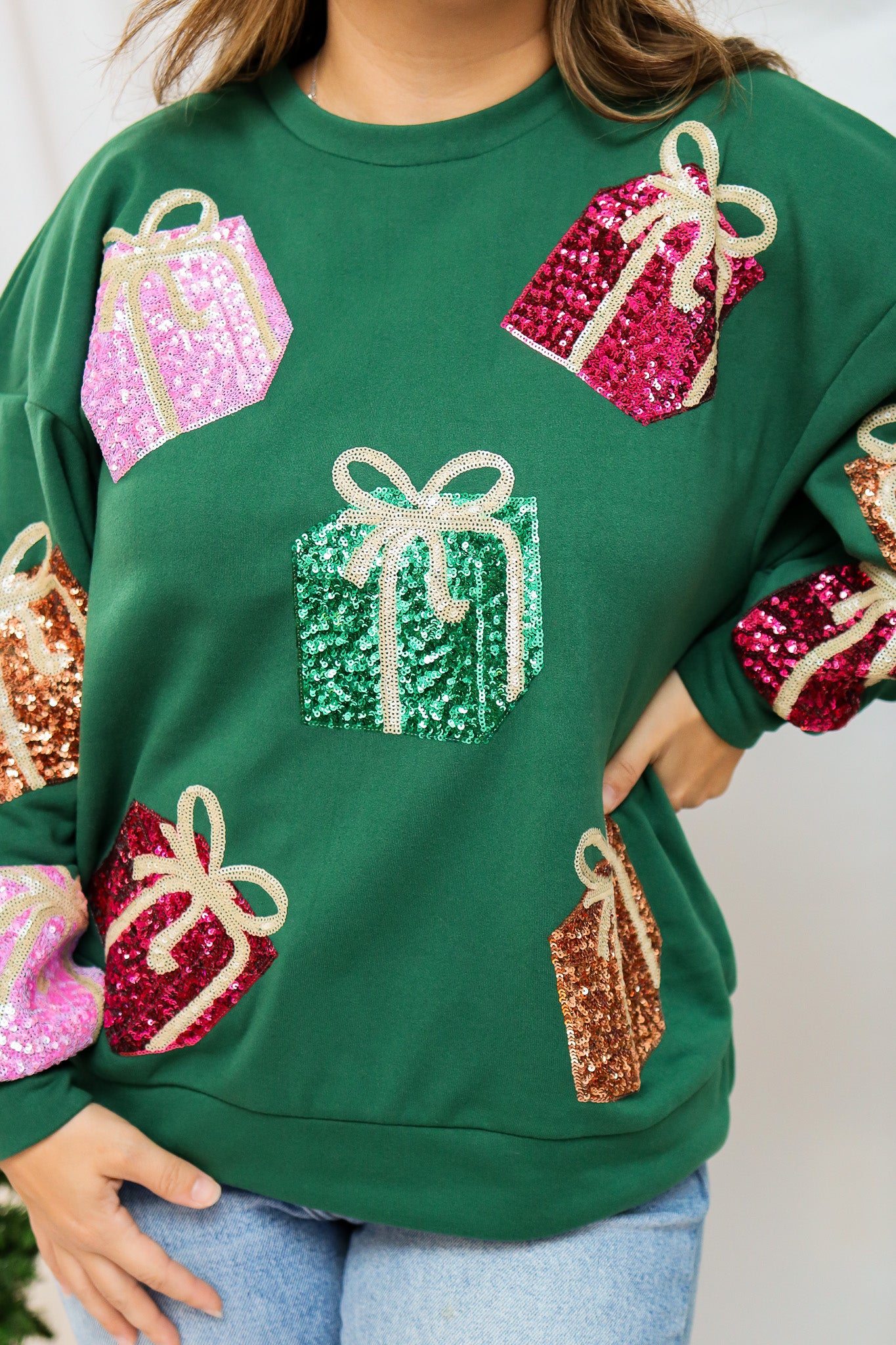 Sequin Presents Holiday Pullover