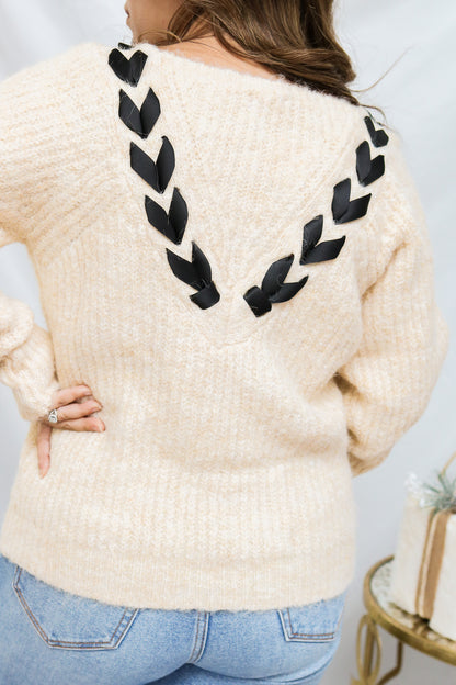 Wrapped In Ribbon Sweater