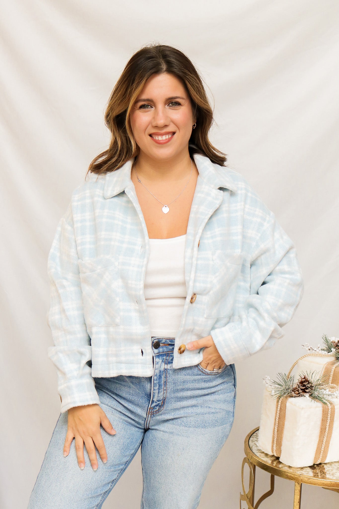 Perfectly Plaid Jacket (blue)