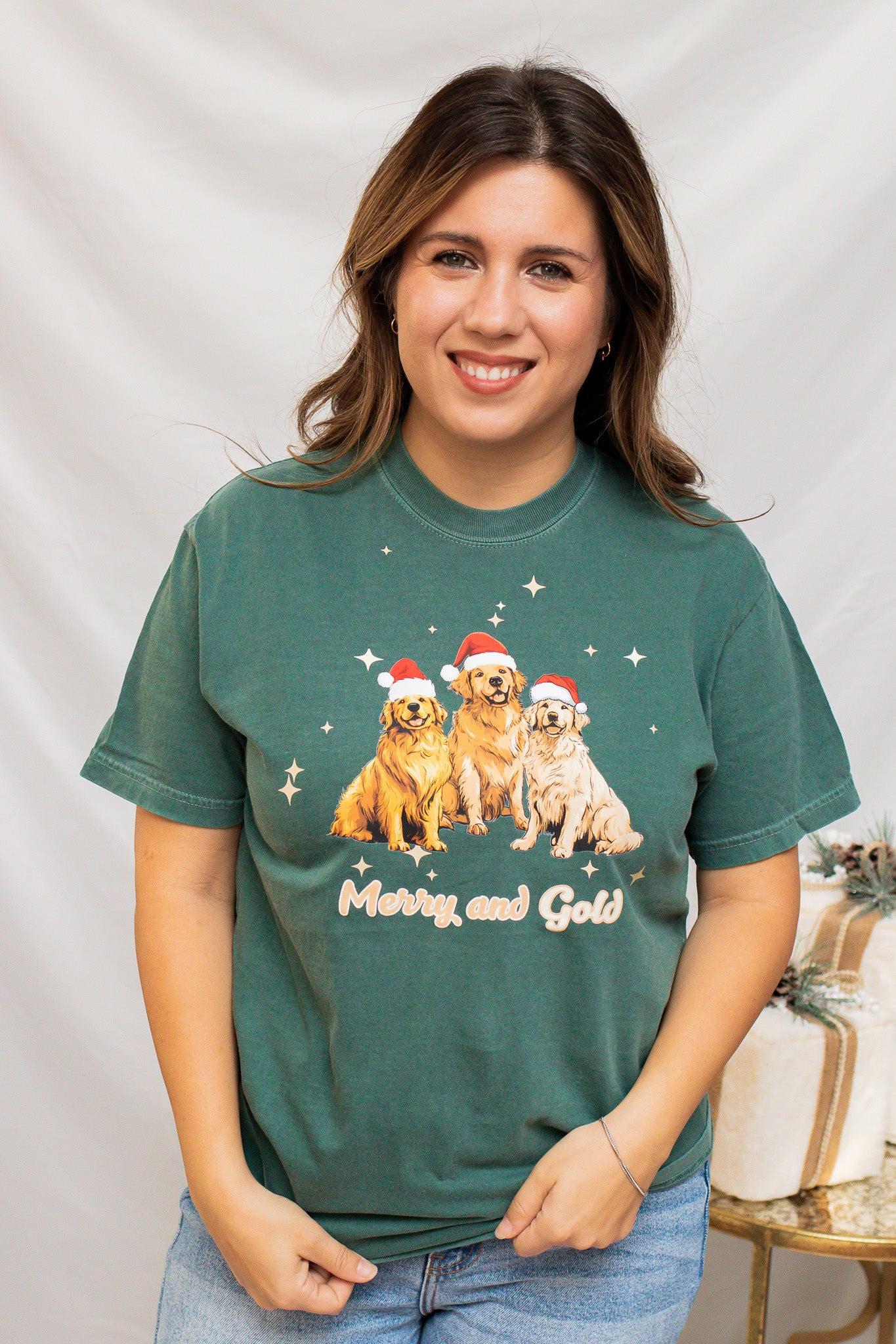 Merry And Gold Graphic Tee