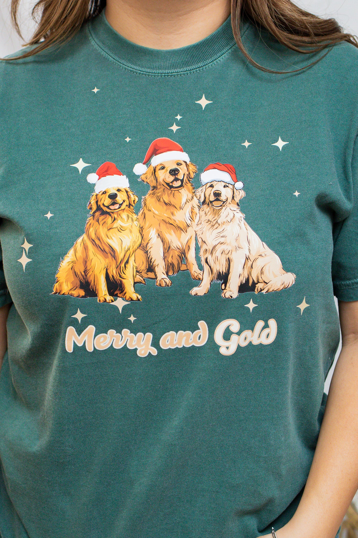 Merry And Gold Graphic Tee