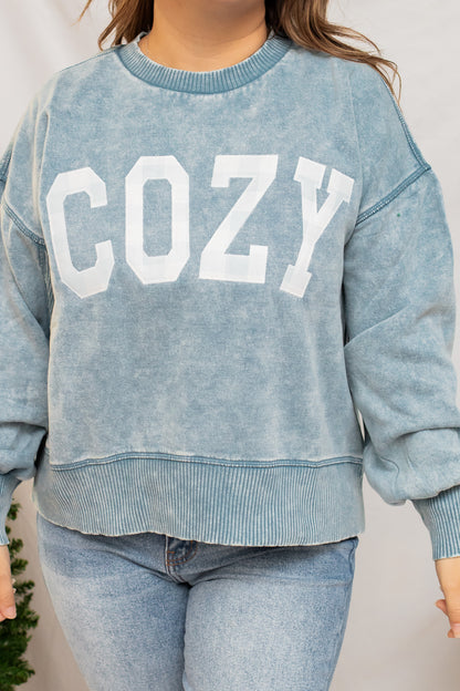 Cozy Embroidered Pullover