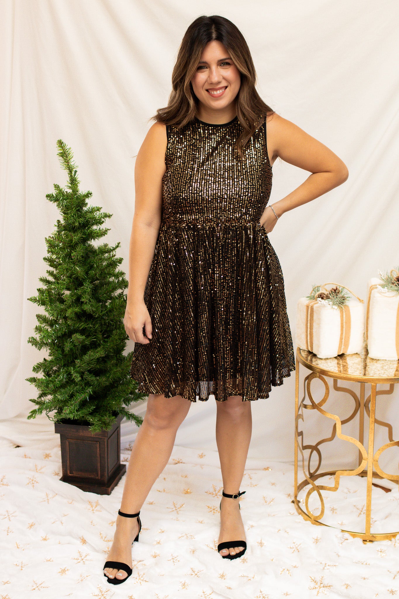 Magical Moments Sequin Bow Dress