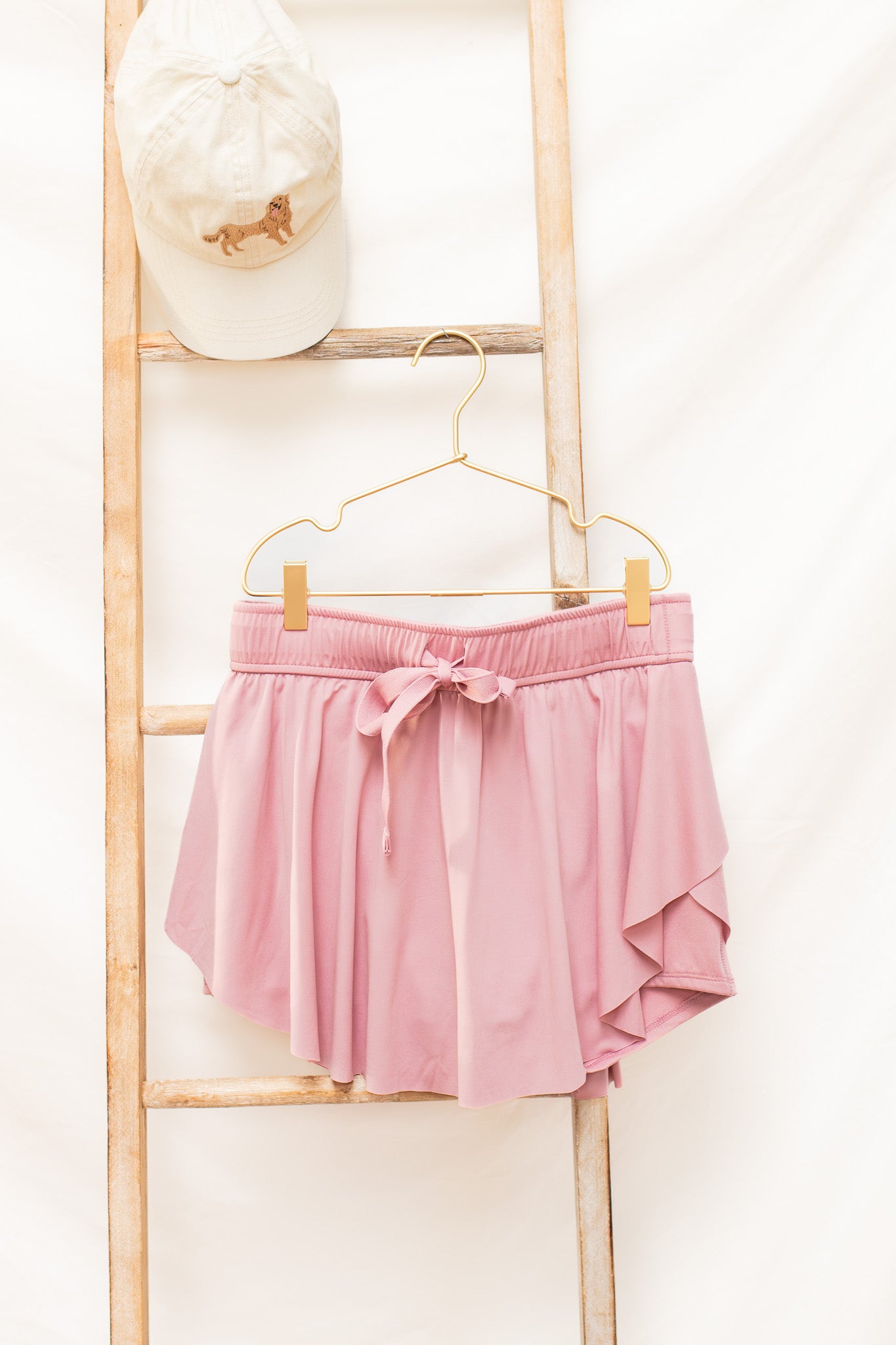 Work For It Active Skort (light rose) - Calico's Grove Boutique