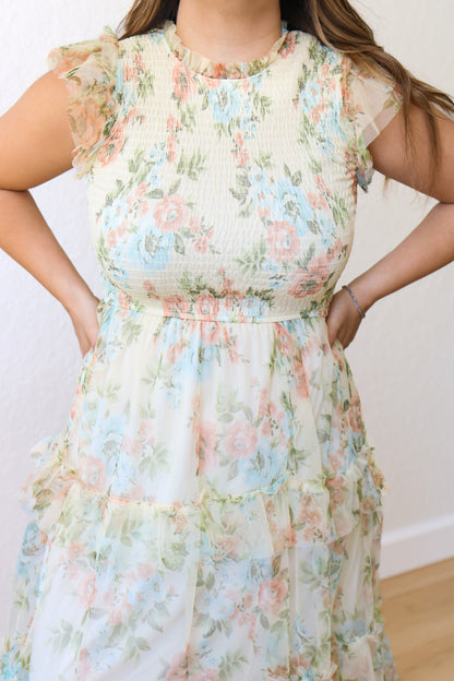Blooming Gardens Midi Dress