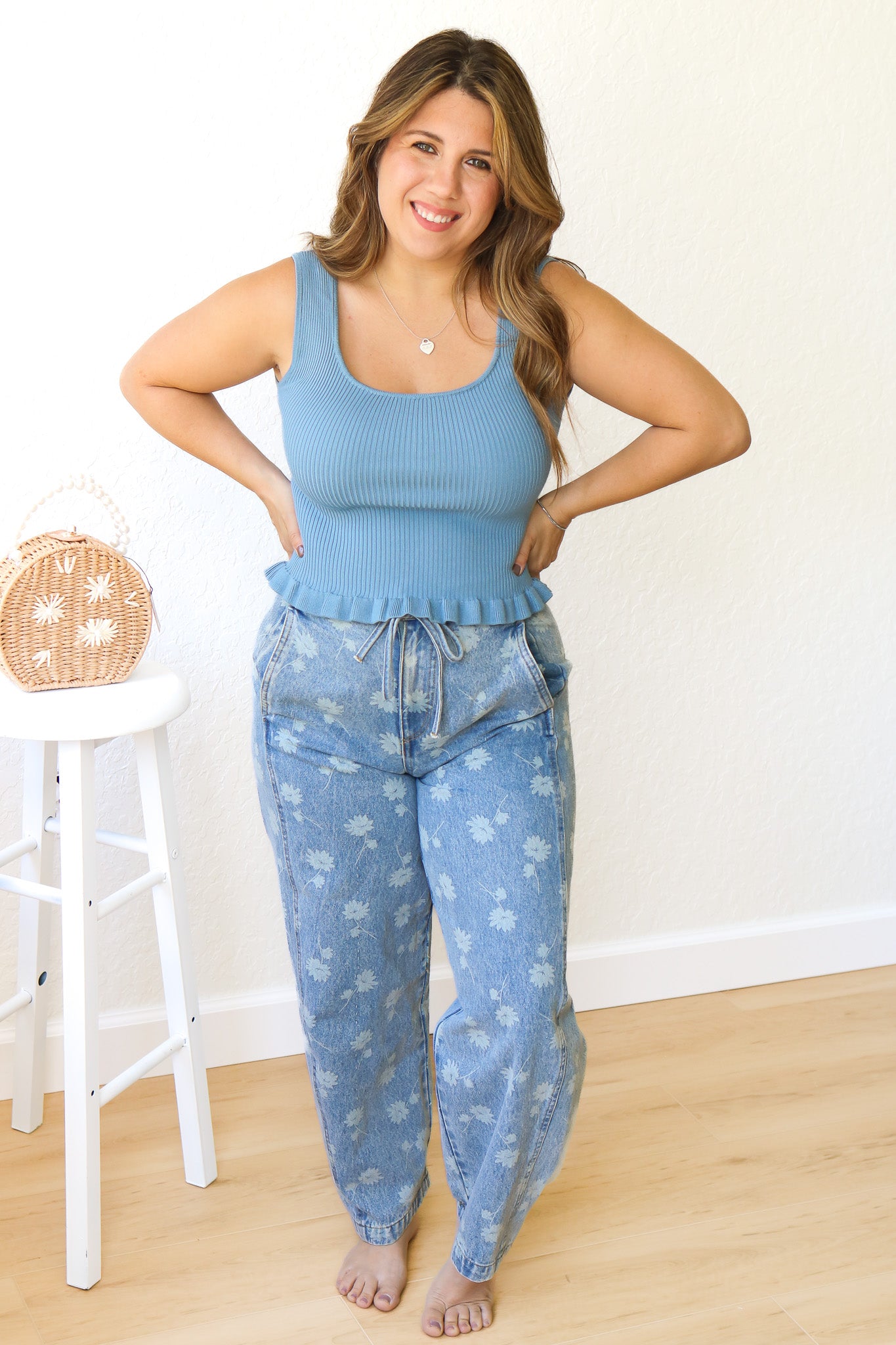 Seaside Knit Tank Top