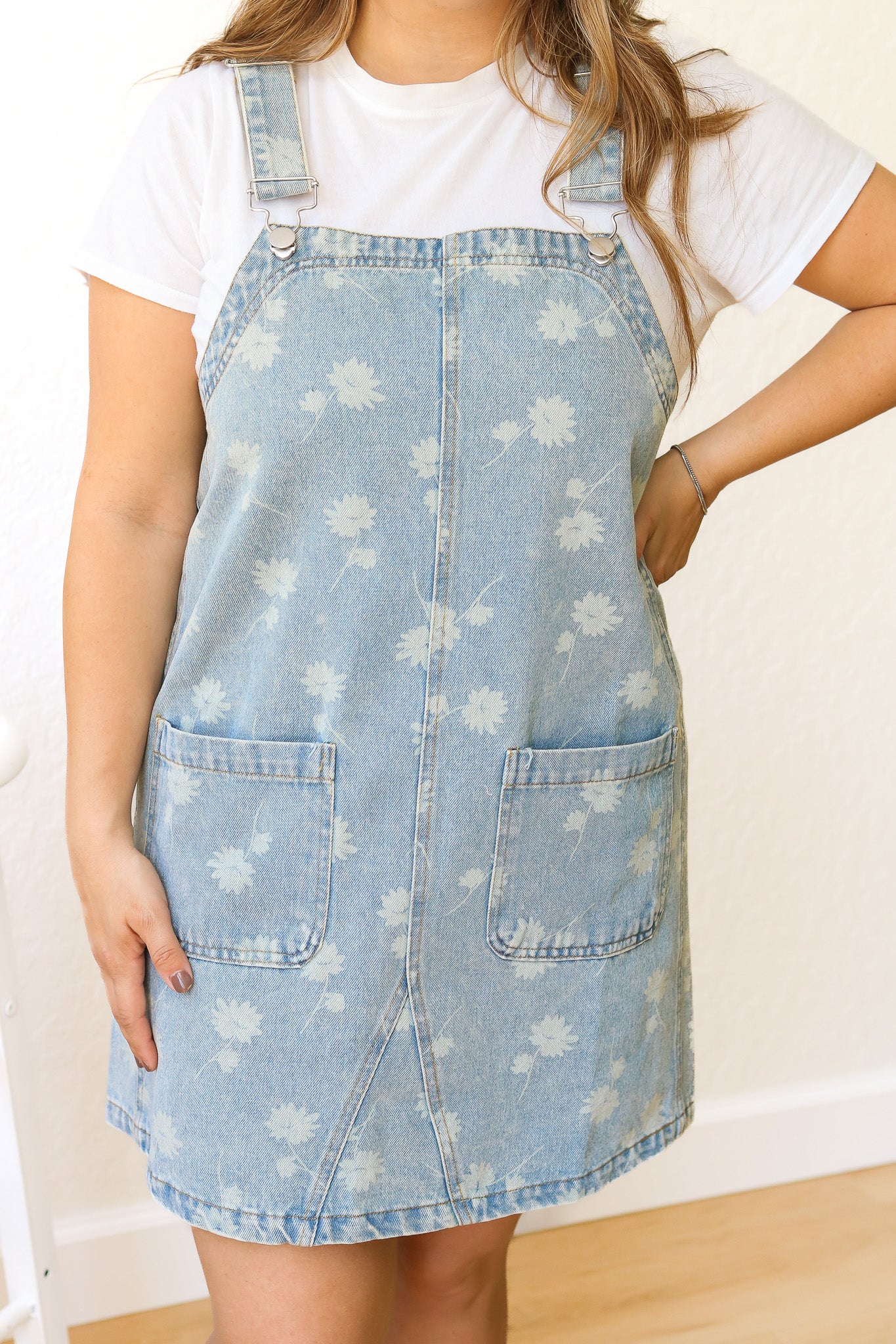 Dandelion Overall Mini Dress Dandelion Overall Mini Dress