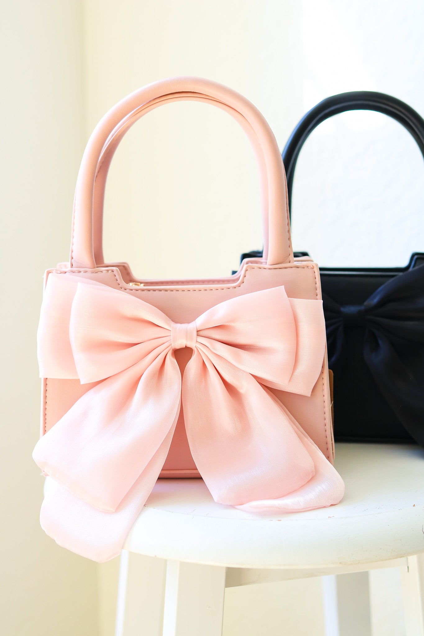 Bow Ribbon Purse (pink)