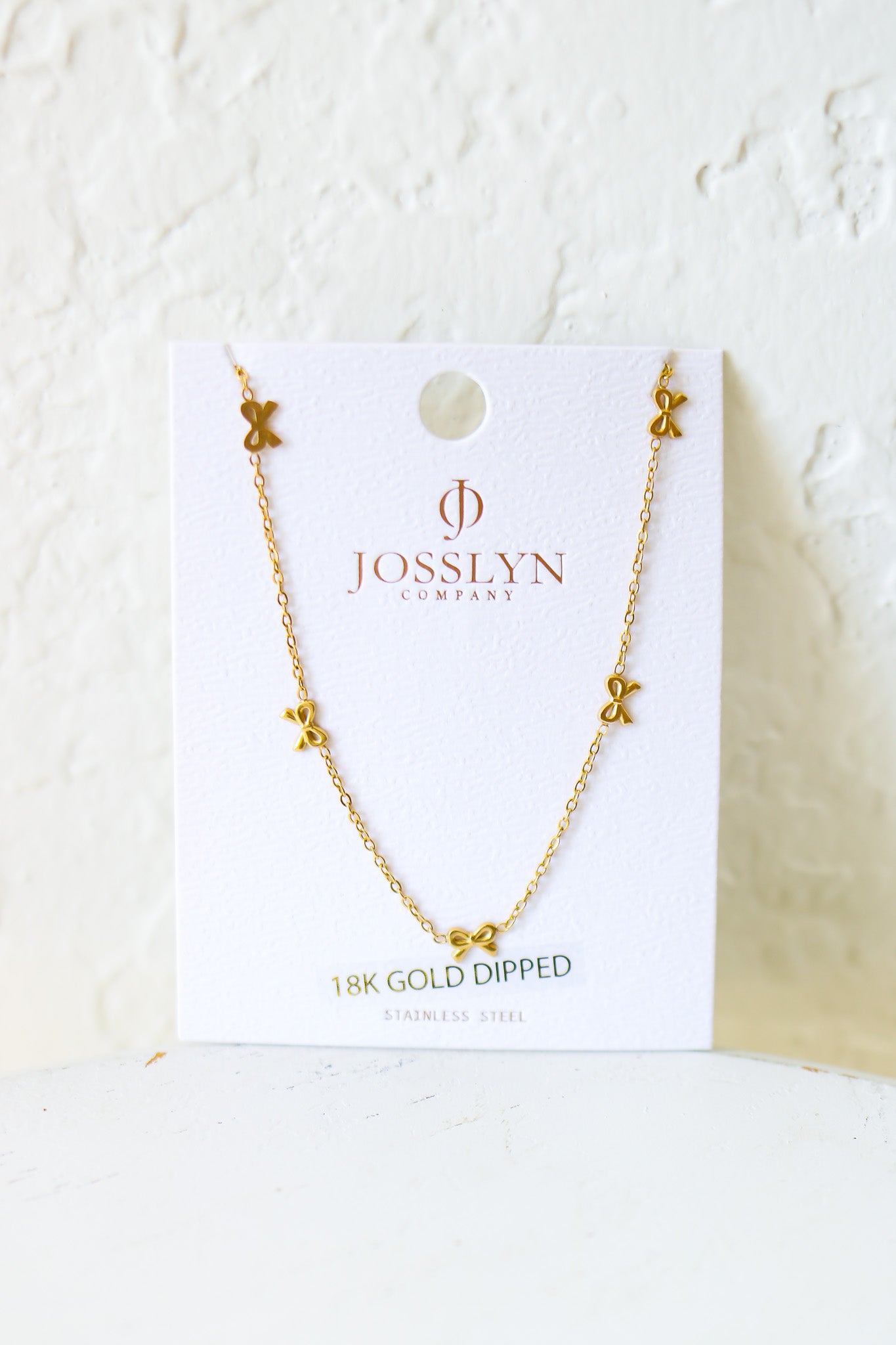 Bow Necklace (gold)