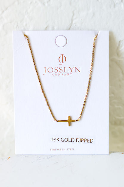 Gold Cross Necklace