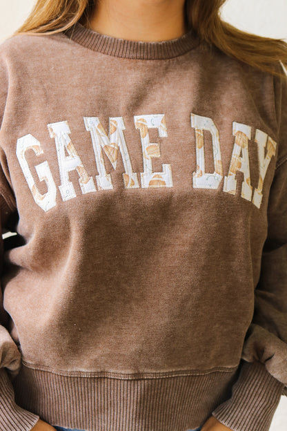 Game Day Embroidered Pullover