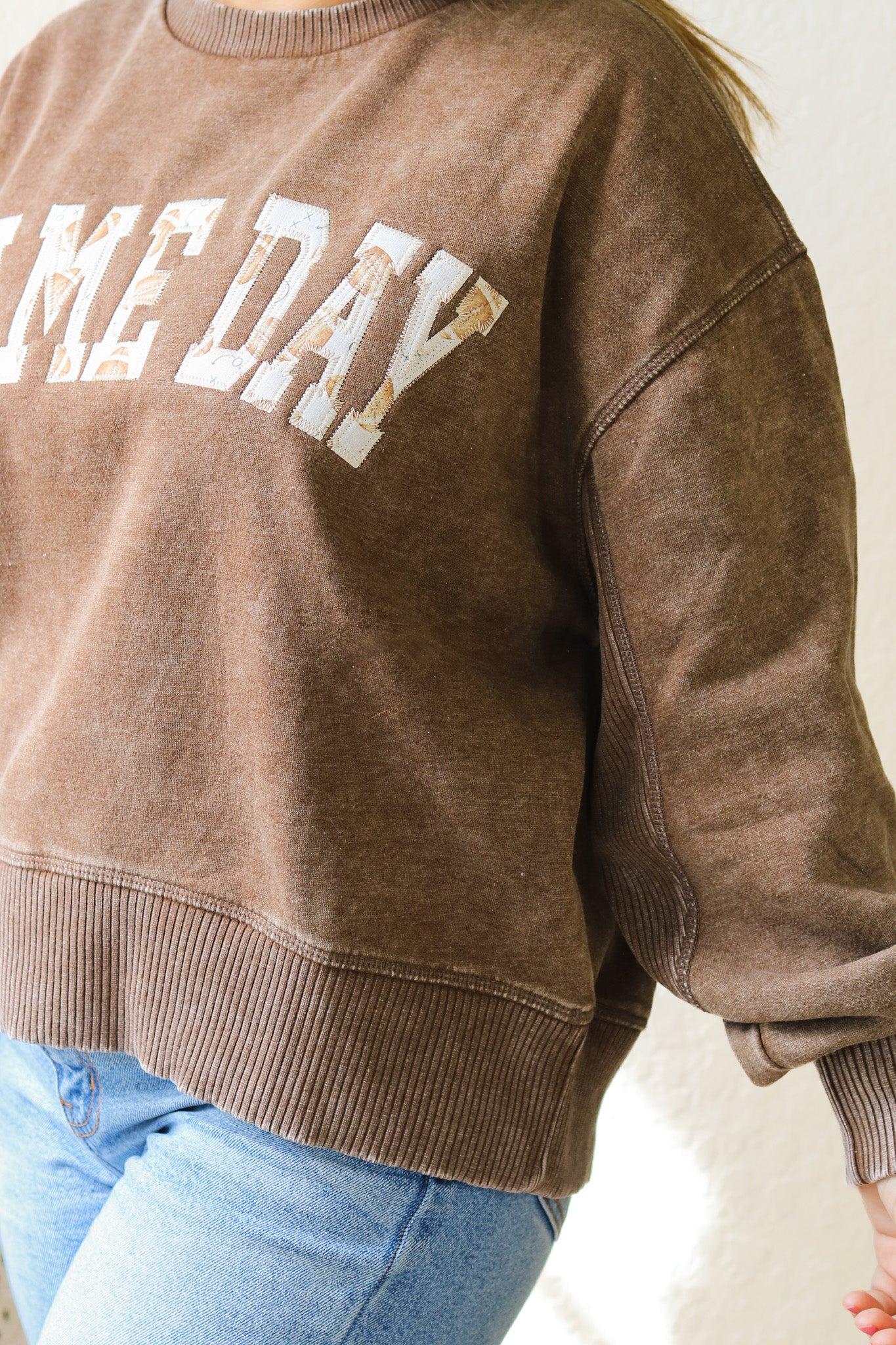 Game Day Embroidered Pullover