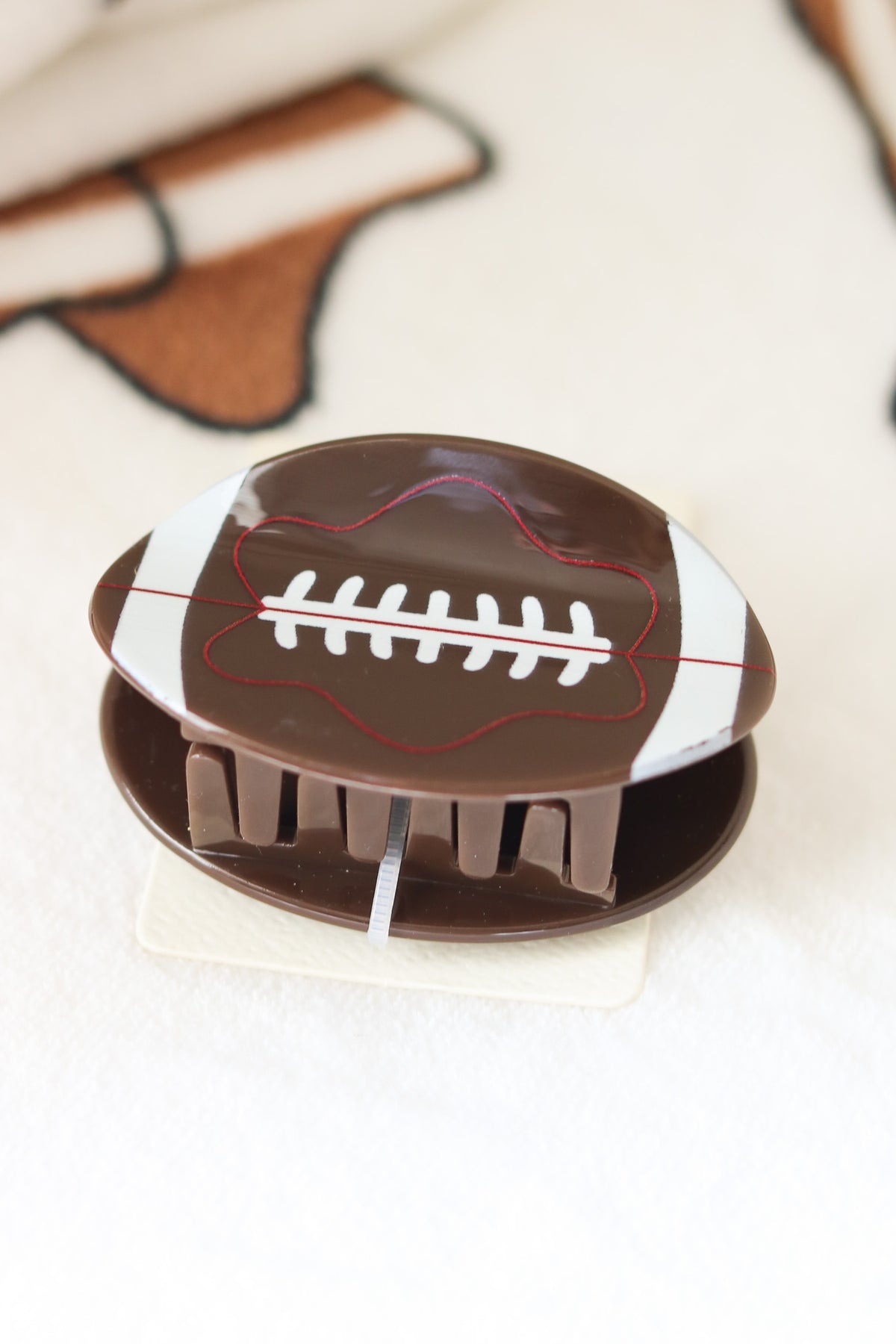 Football Hair Clips
