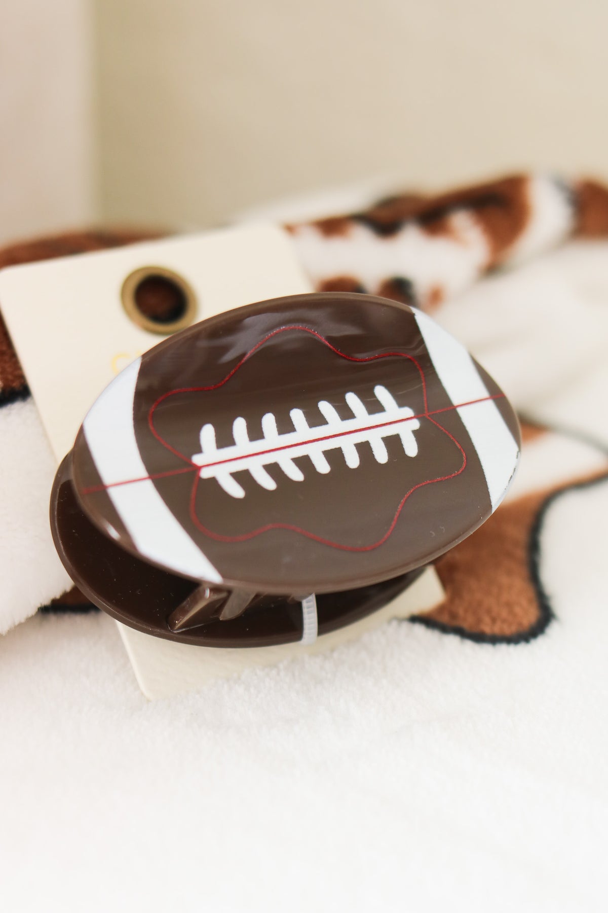Football Hair Clips