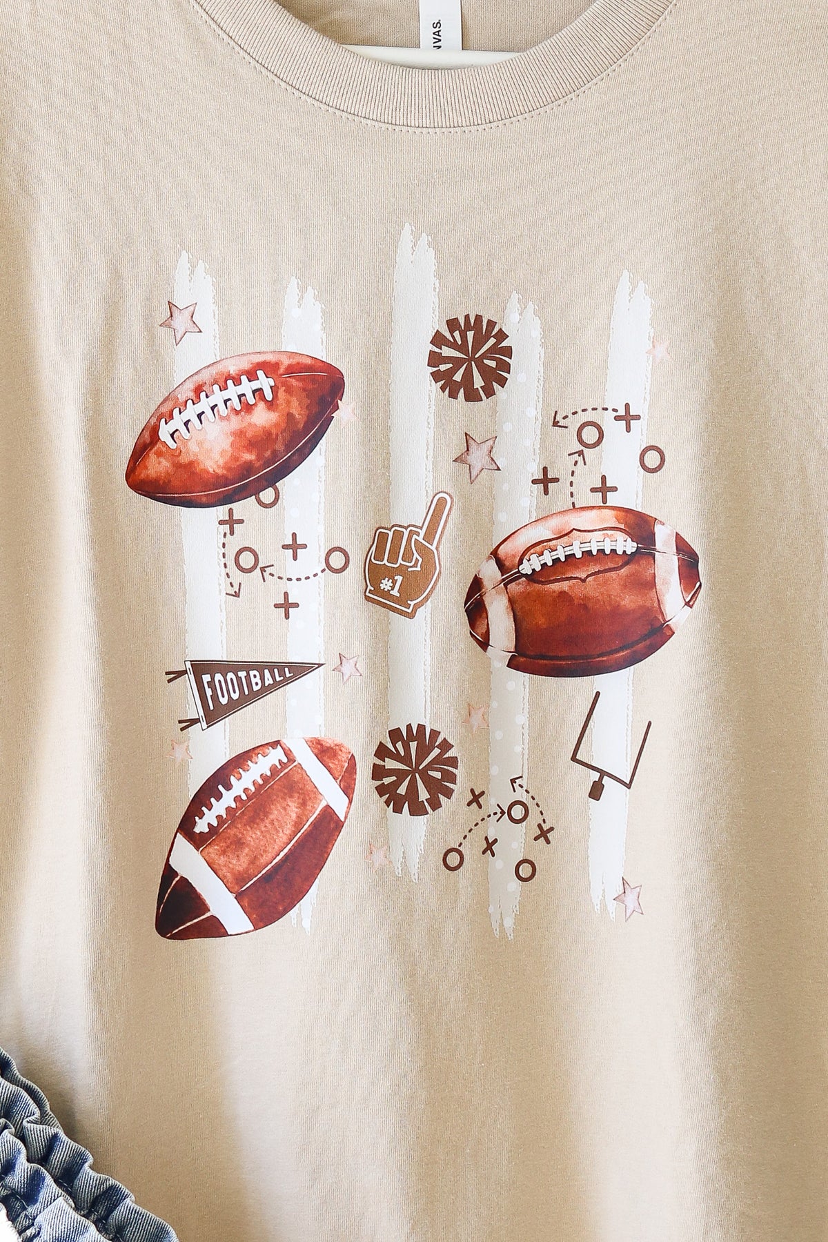 Football Spirit Graphic Tee