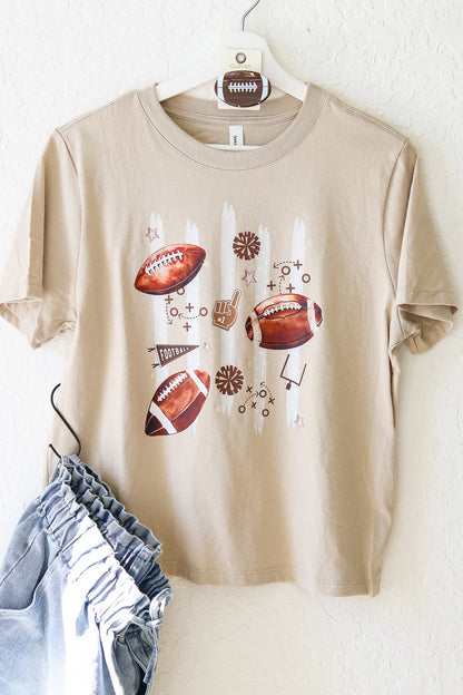 Football Spirit Graphic Tee
