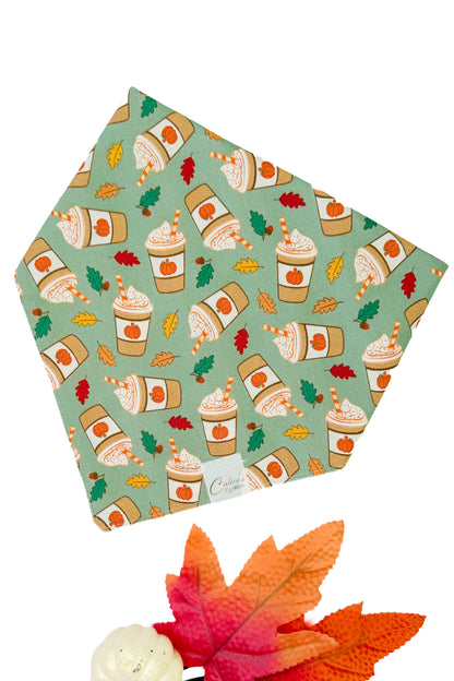 Autumn Pumpkin Spiced Latte Bandana