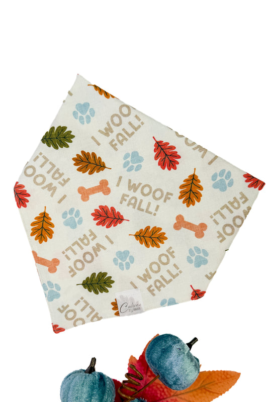I Woof Fall Bandana