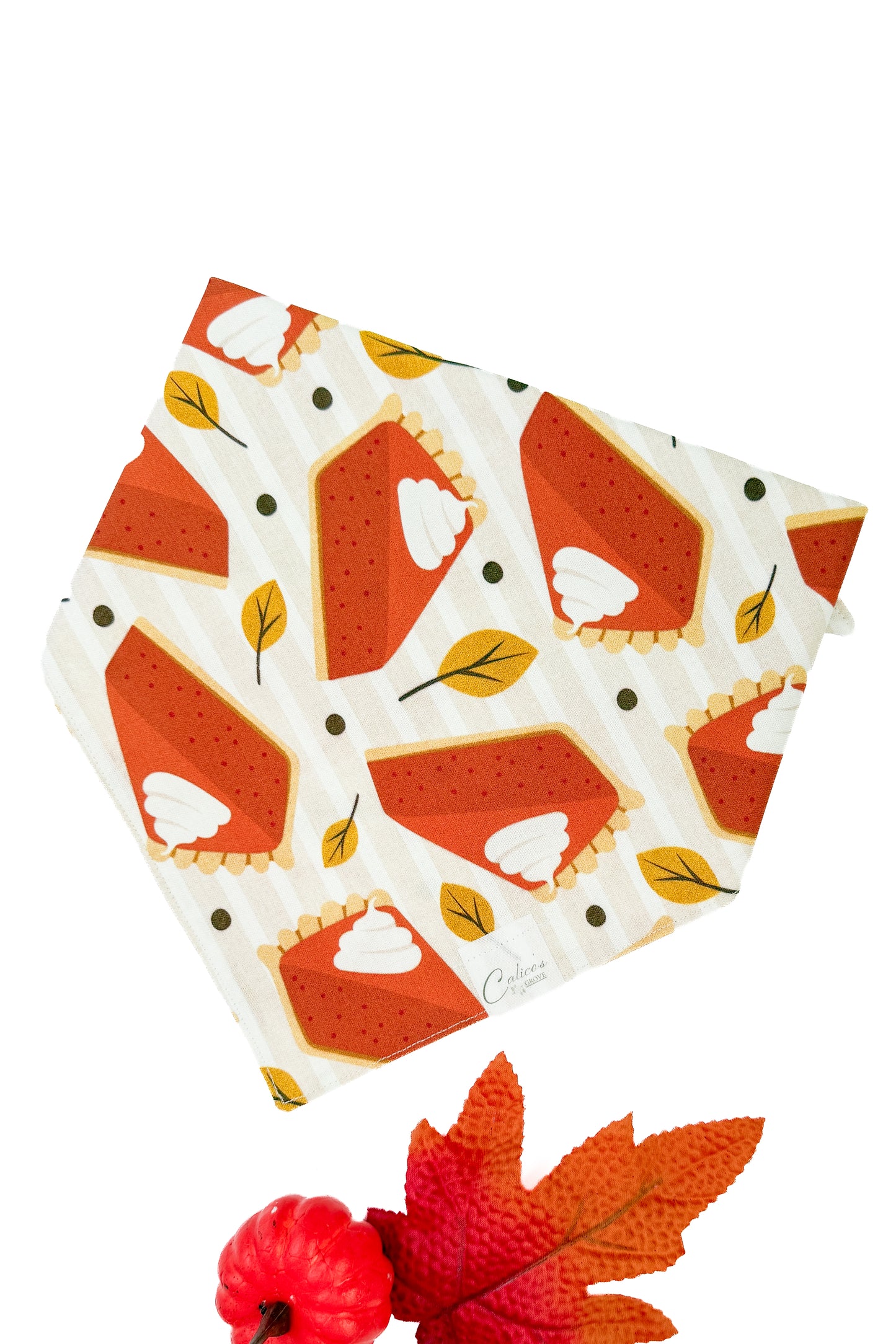 Autumn Pumpkin Pie Slice Bandana
