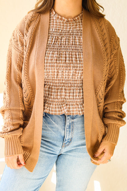 Pumpkin Patch Plaid Ruffle Top