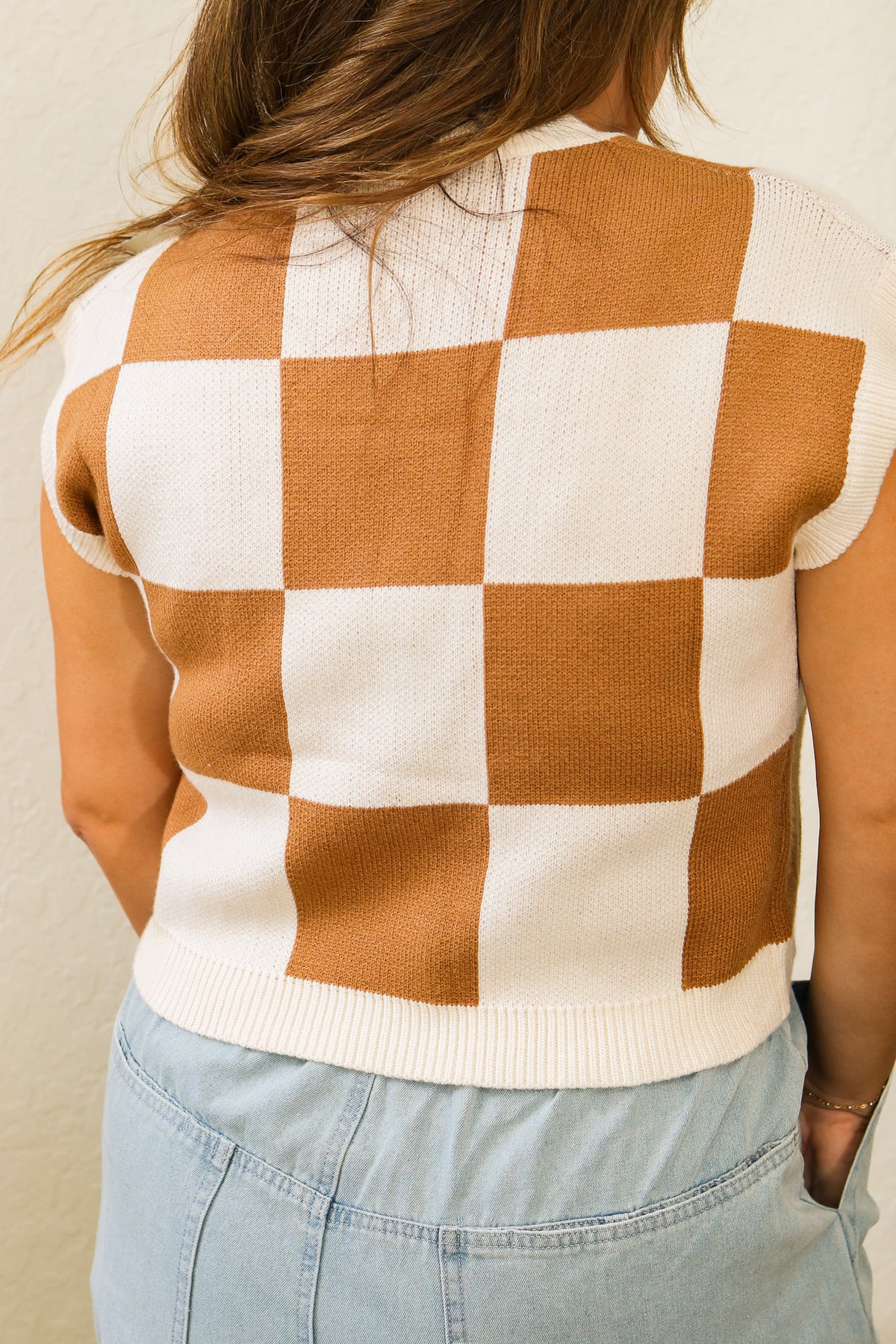 Cabin Fever Checkered Top