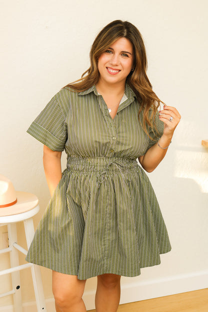 Headed Out Striped Dress