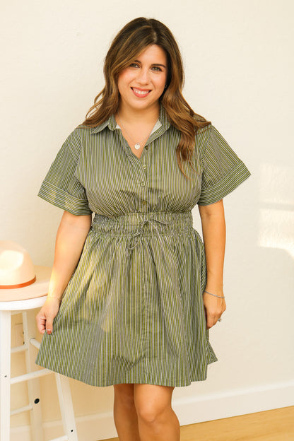 Headed Out Striped Dress