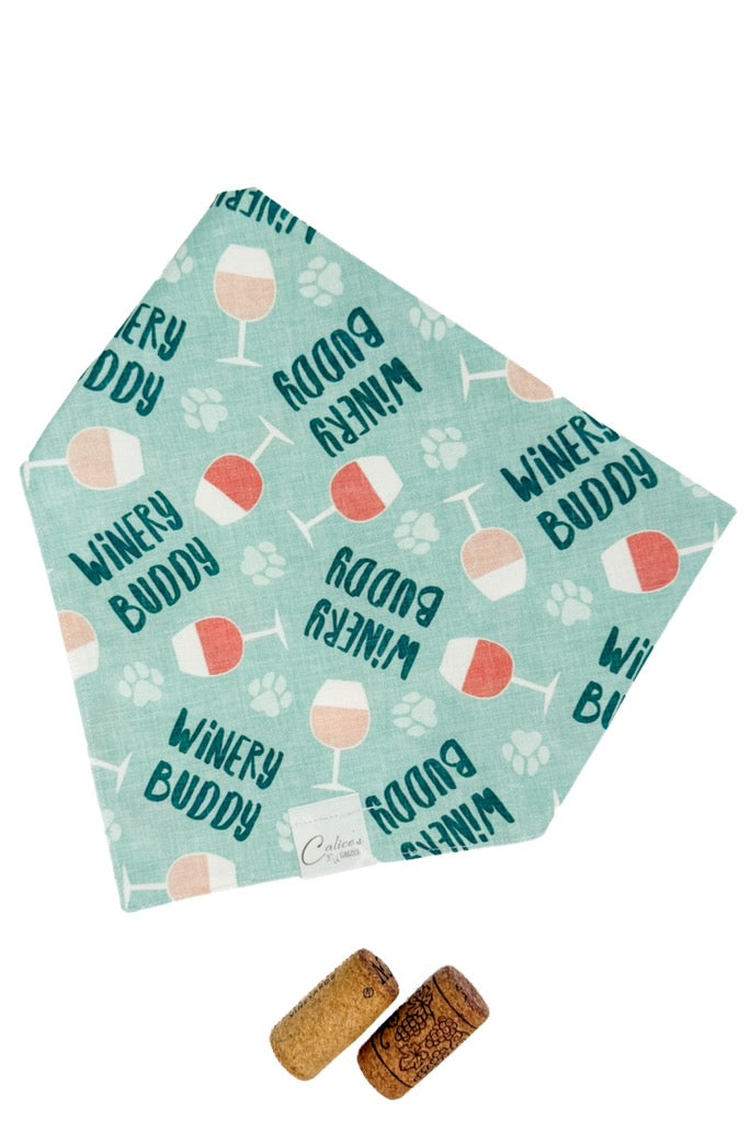 Winery Buddy Bandana (blue)