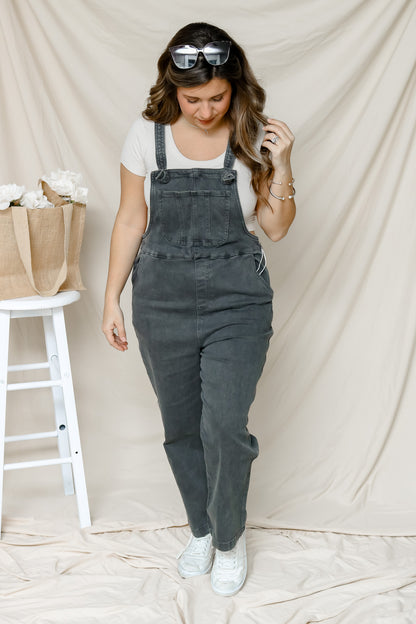 Downtown Stroll Overalls (ash black)
